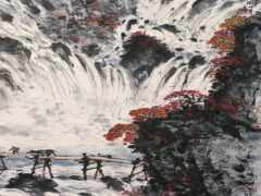 пейзаж, пейзаж, краска
