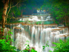водопад, тайланд, передний