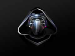 закрытие мотоцикла с капотом на черном фоне