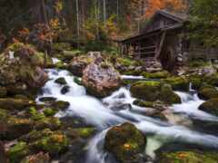 вода, мельница, вода