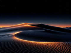 завершение пустыни с небесным фоном