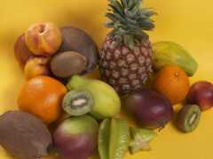 плод, ананас, киви
