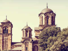 church, serbia, smartphone