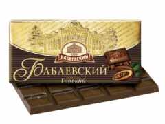 шоколад, бабаевский, темный