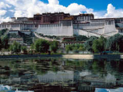 дворец, потала, тибете