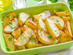 картофель, льки, лимон
