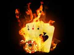 огонь, покер, казино