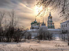 orthodox, winter, churches