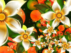 есть много цветов, которые собраны вместе