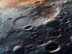 закрытие большой луны с множеством маленьких дыр