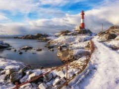 норвегия, маяк, рогаленд