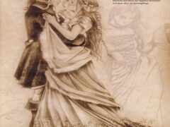 рисунок женщины и ребенка, обнимающегося в комнате