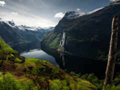 , норвегия, гора