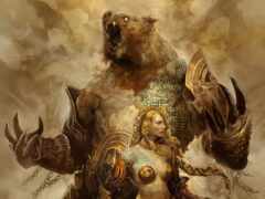 медведь, fantasy, иллюстрации