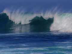 серферы катаются на волнах в океане на своих досках для серфинга