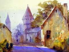 акварель, краска, искусство