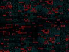 черный и красный фон с квадратами и квадратами