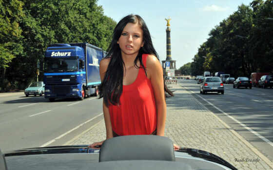 First time model brunette students