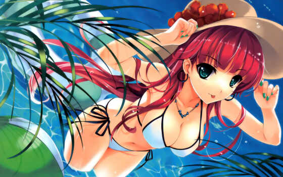 Anime bikini babe