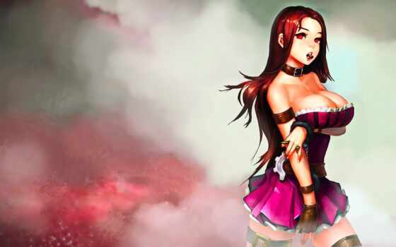 Busty anime wallpaper