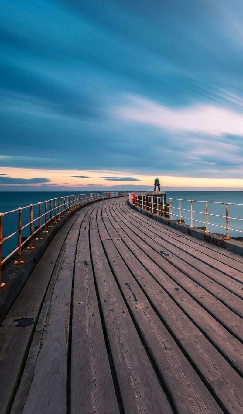 фото, art, закат, море, print, pier, англия, north, йоркширский, whitby, флирт
