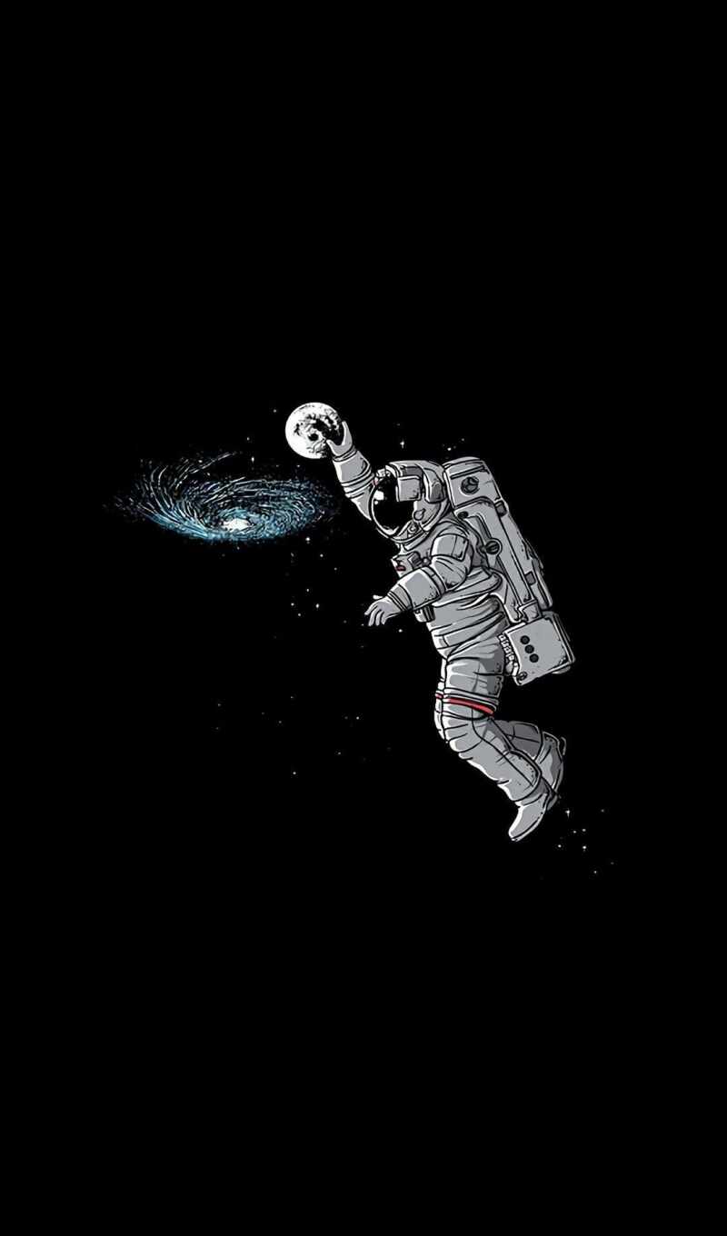 art, black, telephone, mobile, cool, space, tablet, psychedelics, hole, astronaut, explore
