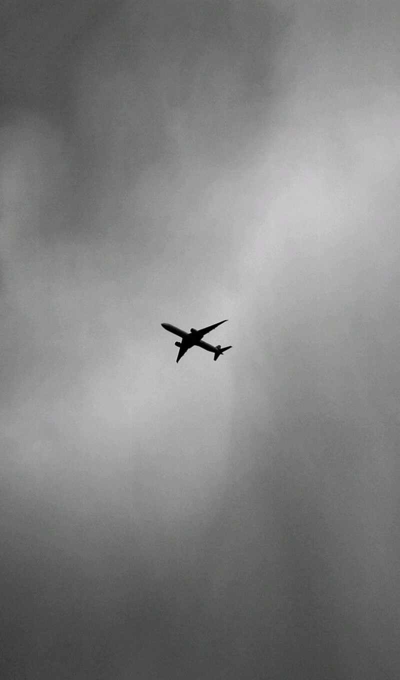 sky, black, flight, minimalism, airplane, plane, chat