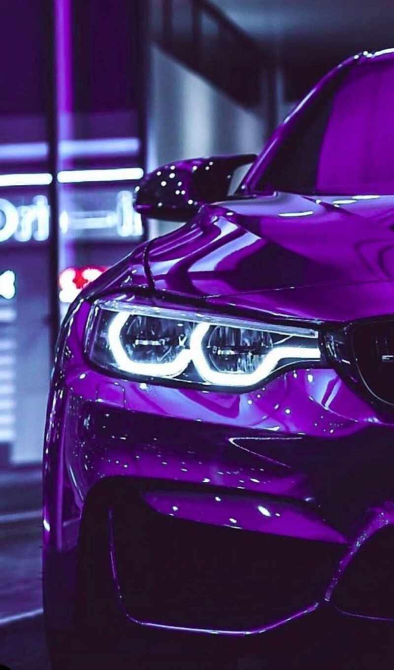 cool, purple, car