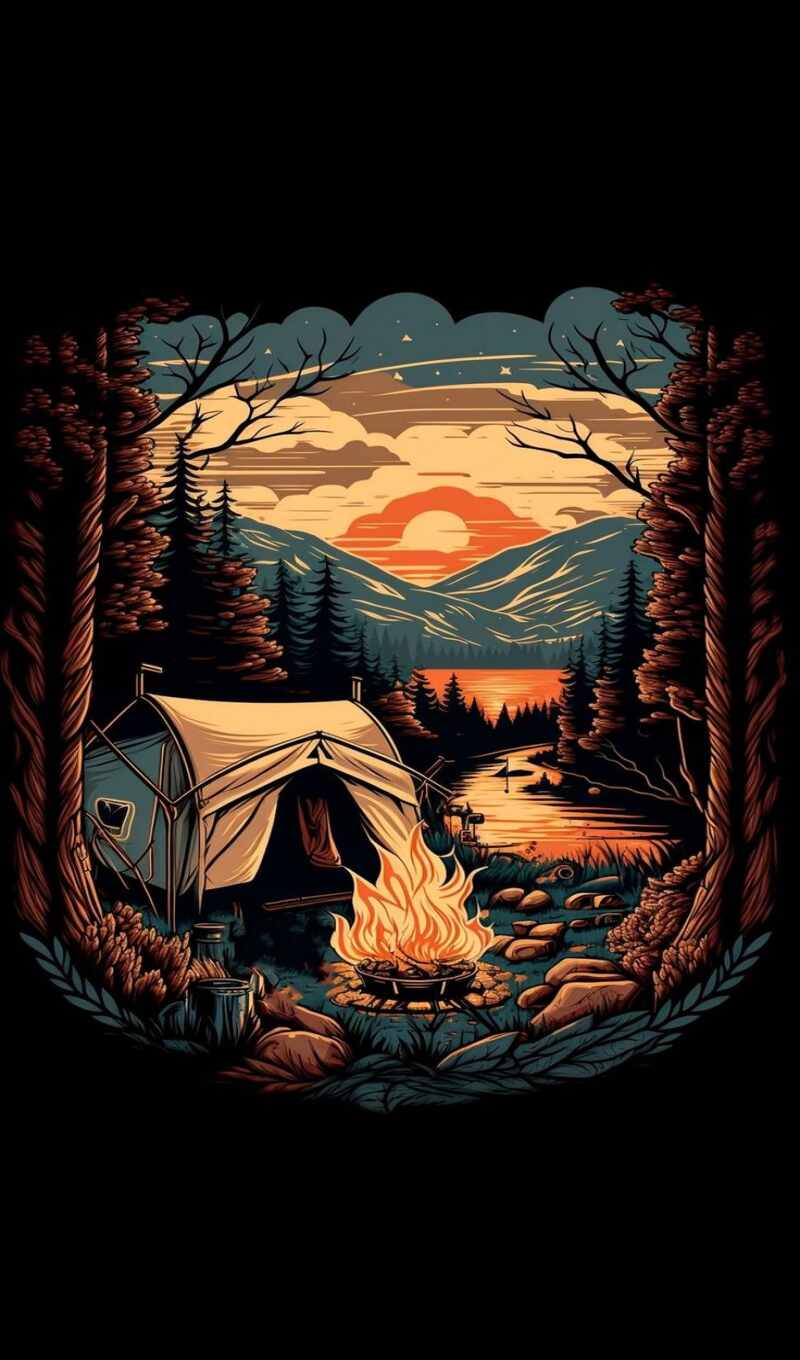 art, print, poster, fore, moonazcamp