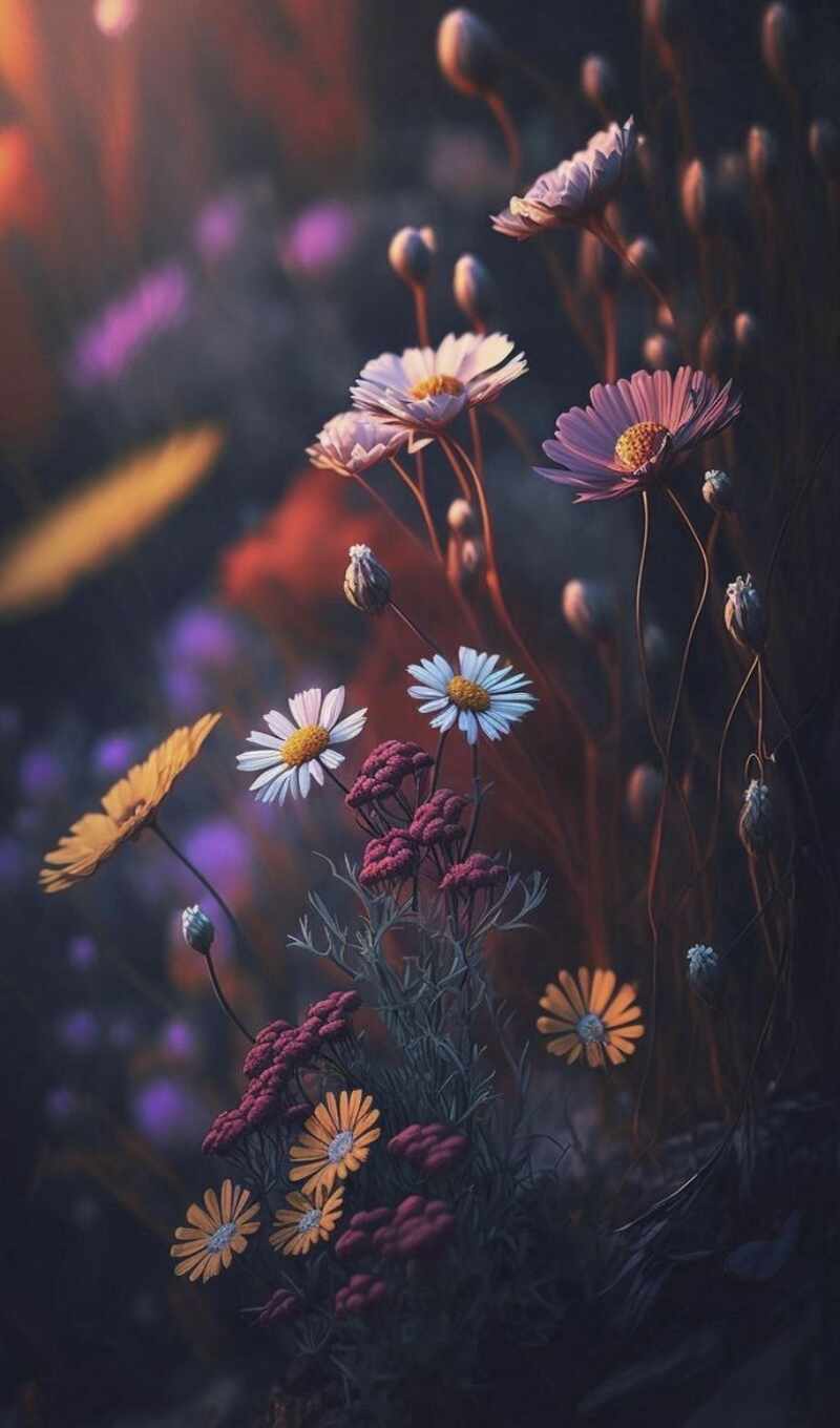 flowers, aesthetic