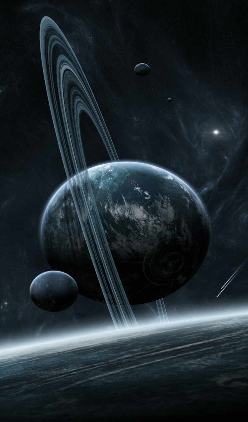 space, ring, planet, star, system, saturn, giant, gas, celestial, avada
