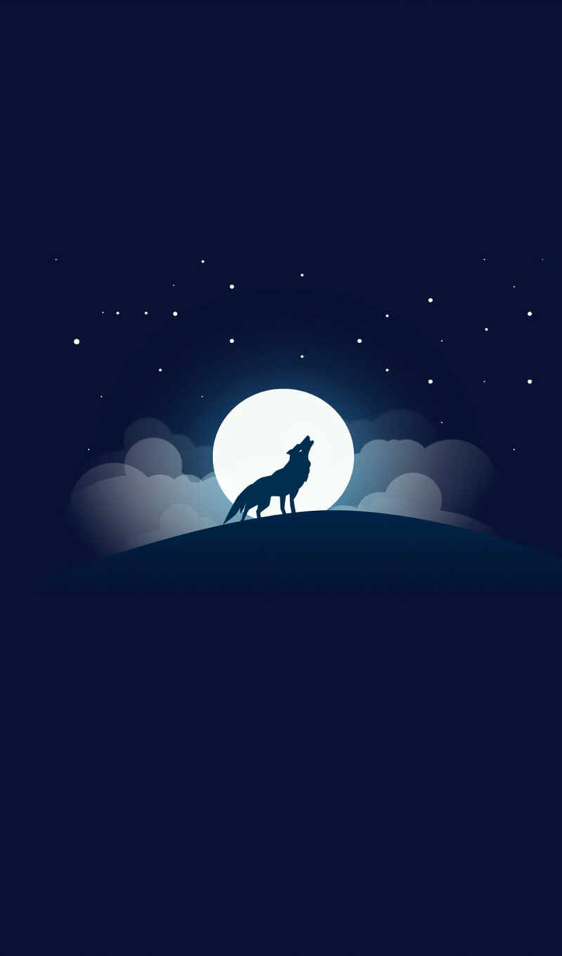 mobile, full, home, moon, wolf, fly