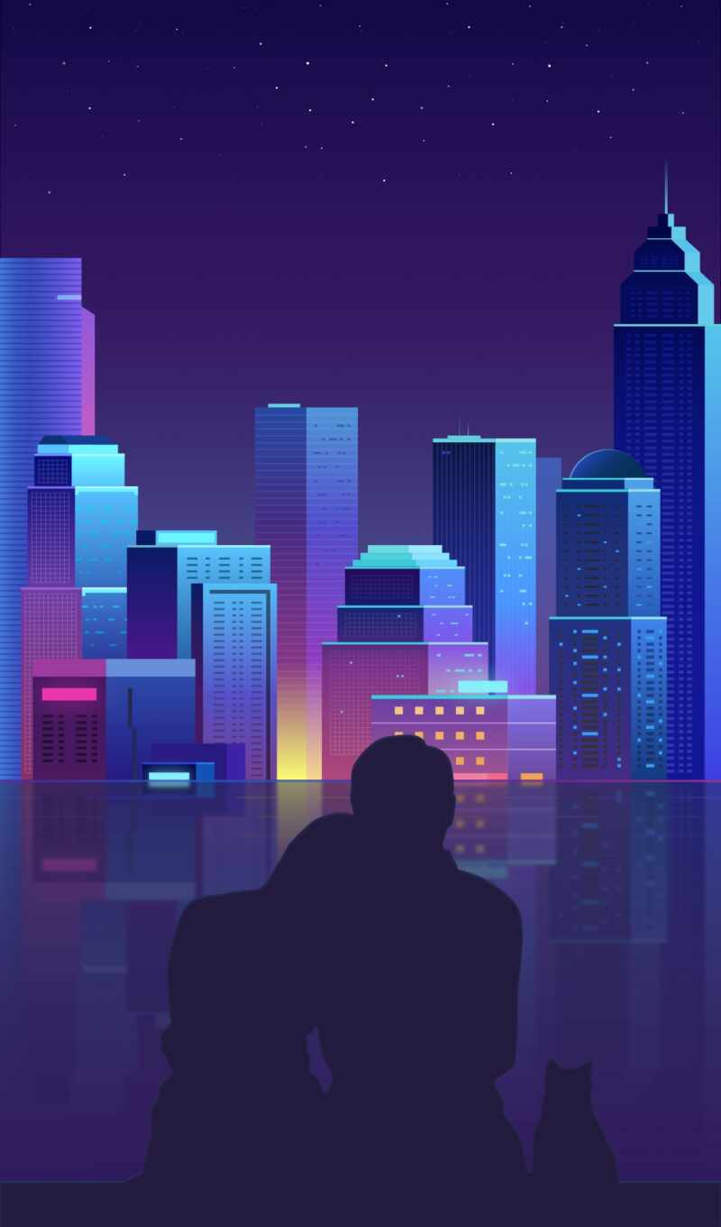 city, night, cityscape, capital, design, skyscraper, violet, purple, urban landscape, populationpoint