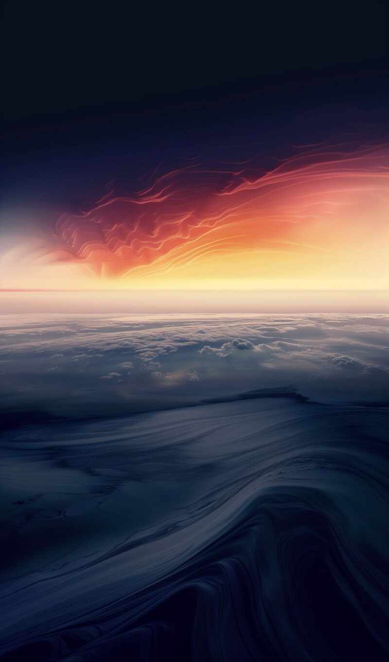закат, там, clouds