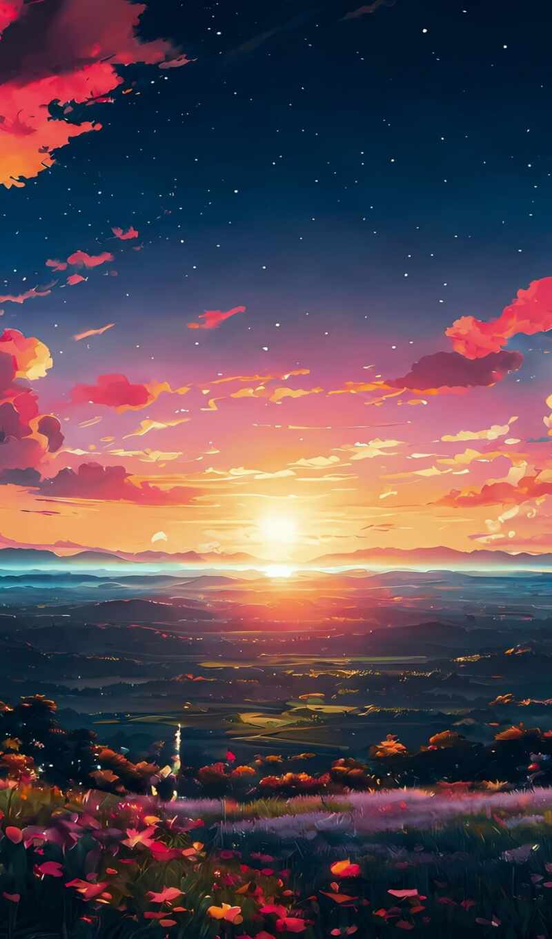 anime, scenery