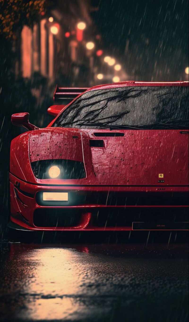 photo, background, red, car, ferrari, song