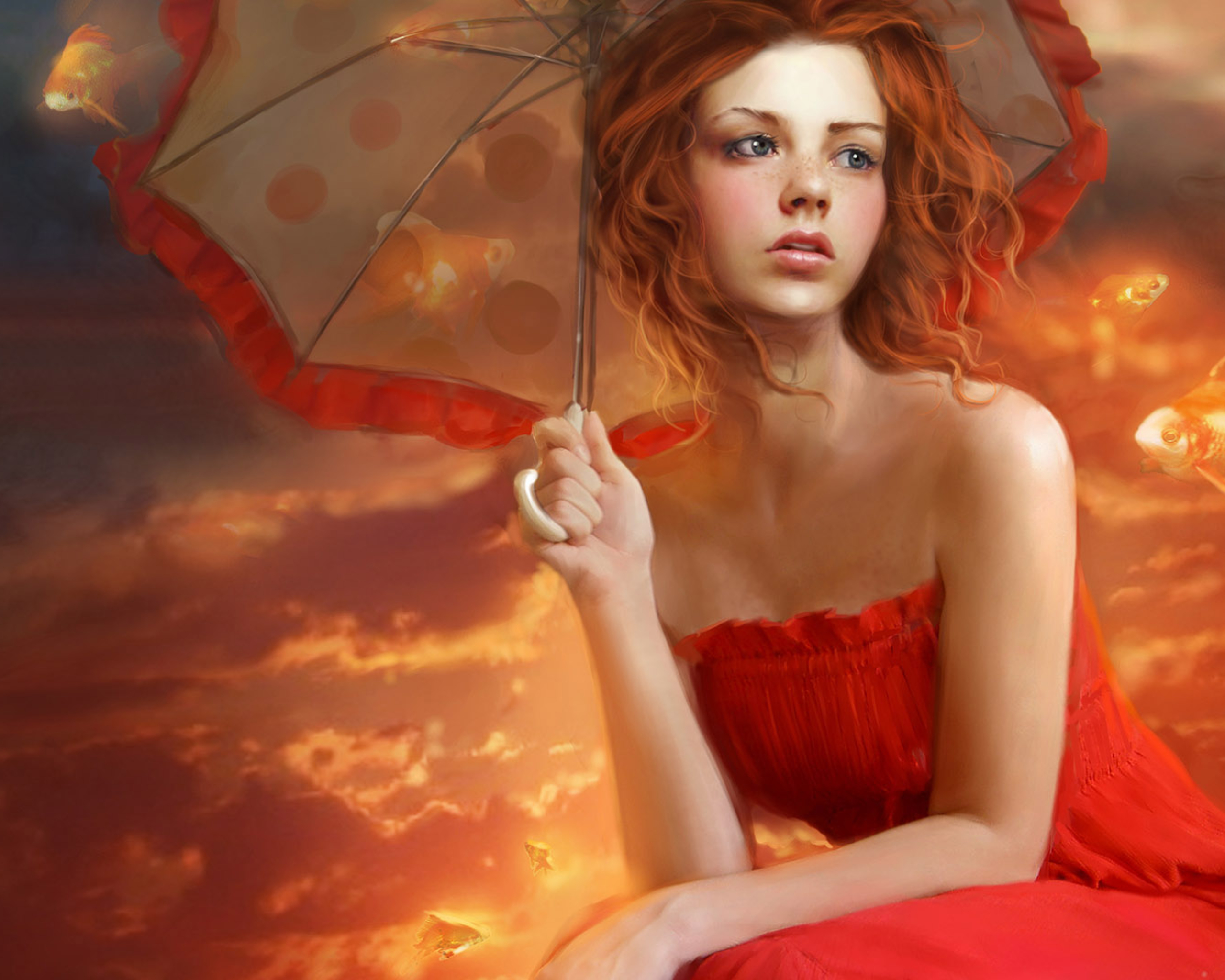 Полная Рыжая Девушка Фото