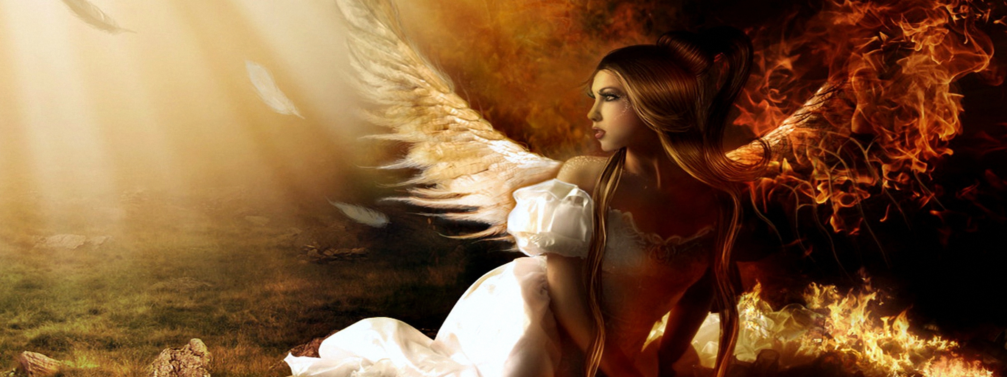 Ангел с обоженными крыльями