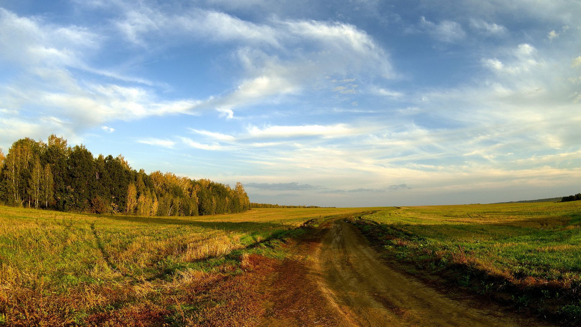 страна, сельская местность, синяя