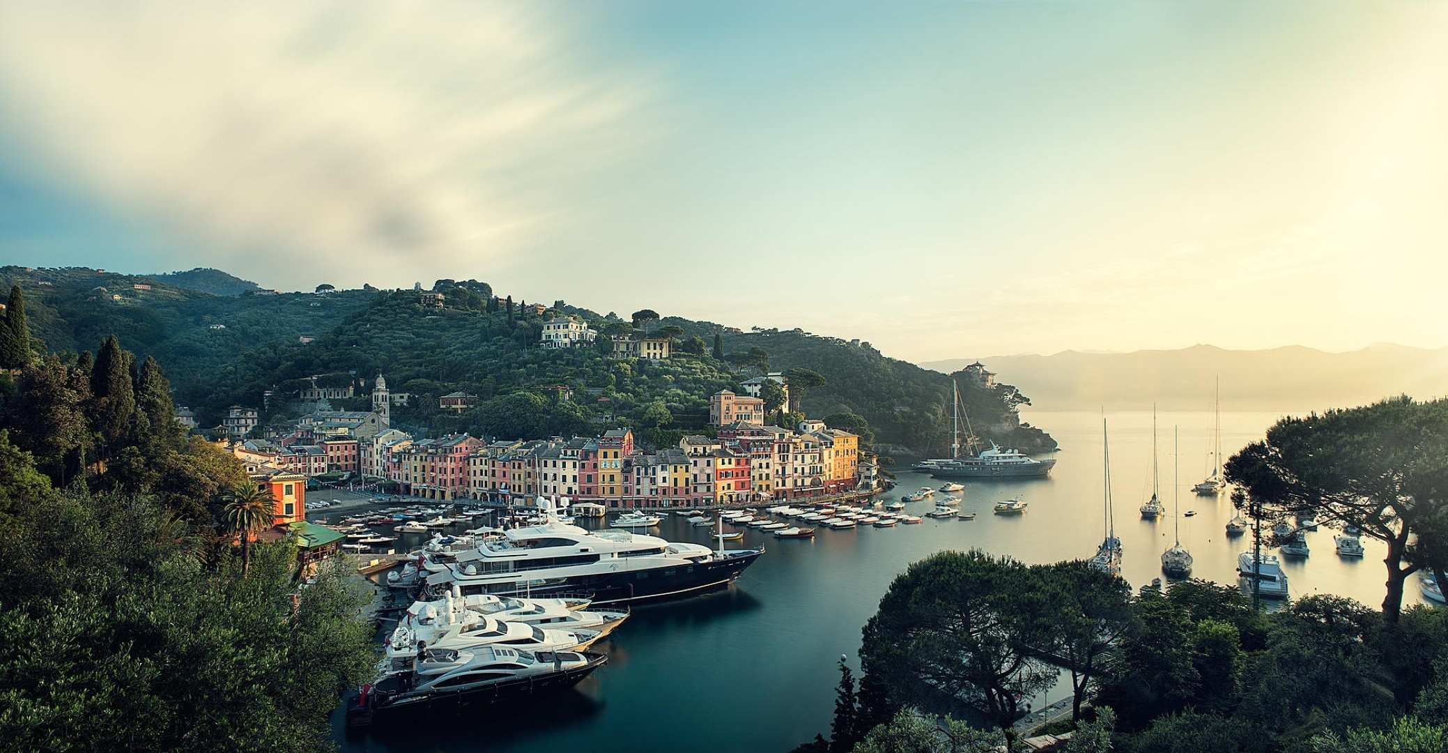 восход, photographing, portofino