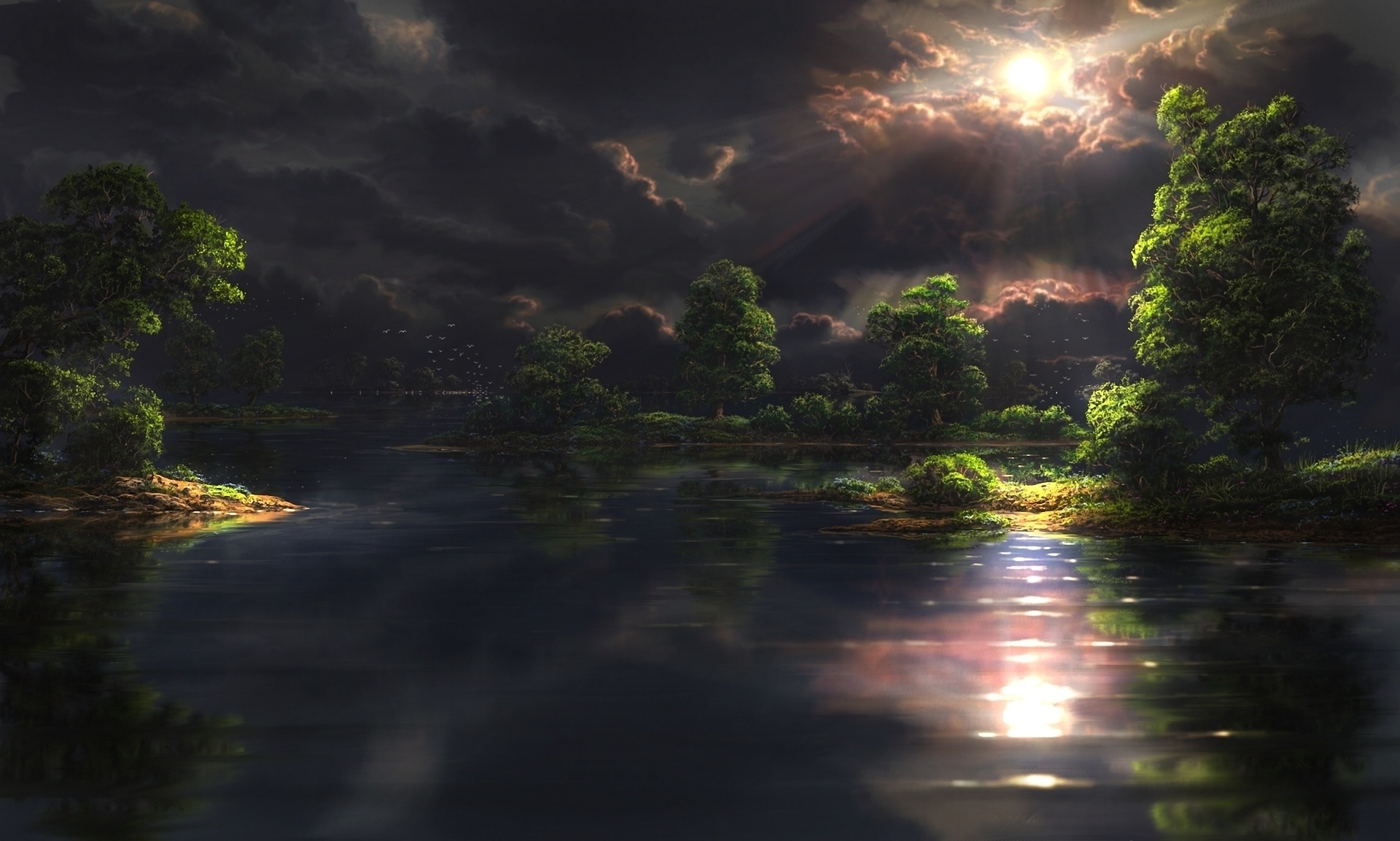 озеро, россия