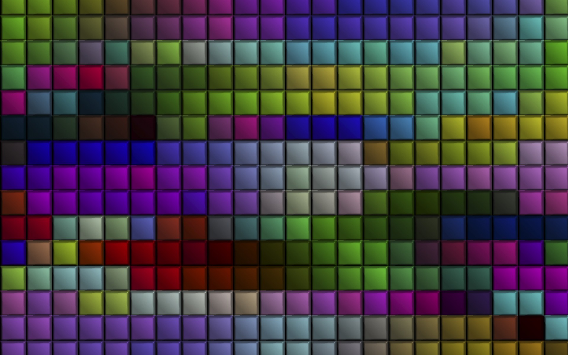 красочная мозаичная плитка с различными цветами и размерами