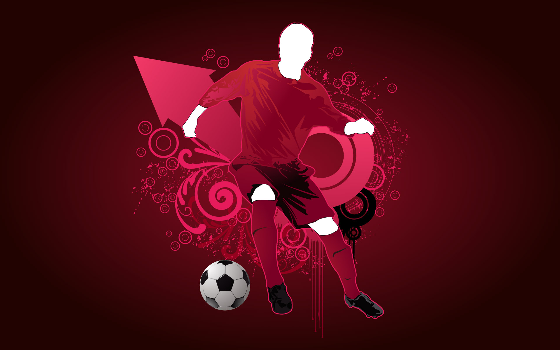 futebol, parede, papael