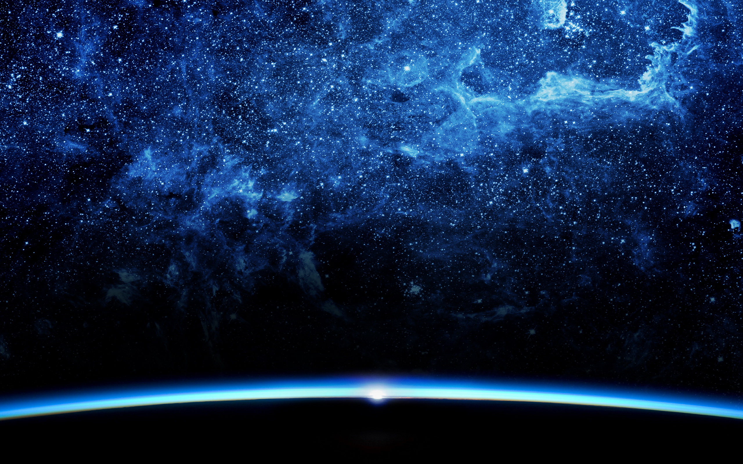 Обои космос земля горизонт картинки на рабочий стол на тему Космос - скачать бесплатно