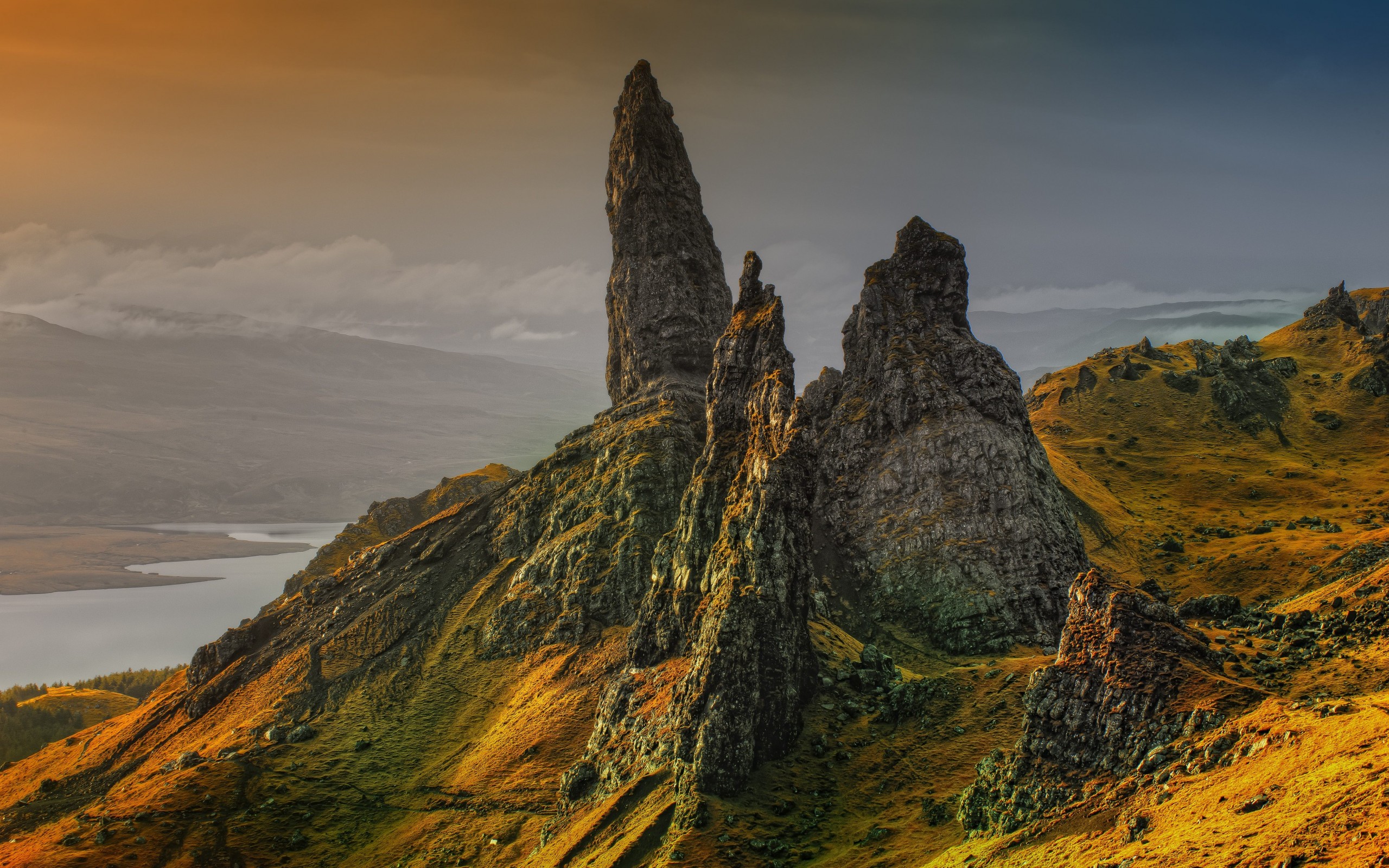 schottland, skye, teile