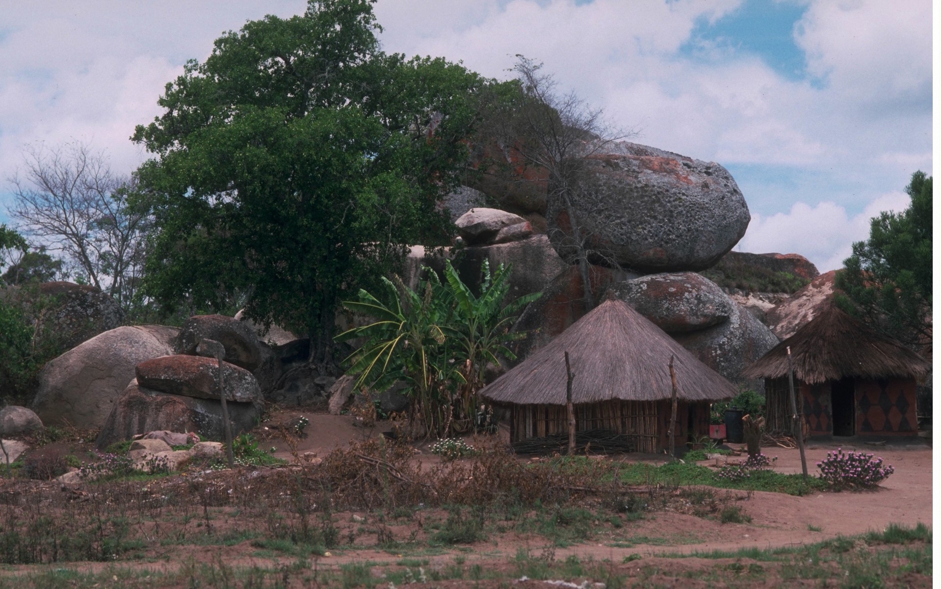 изба, пейзаж, деревянный