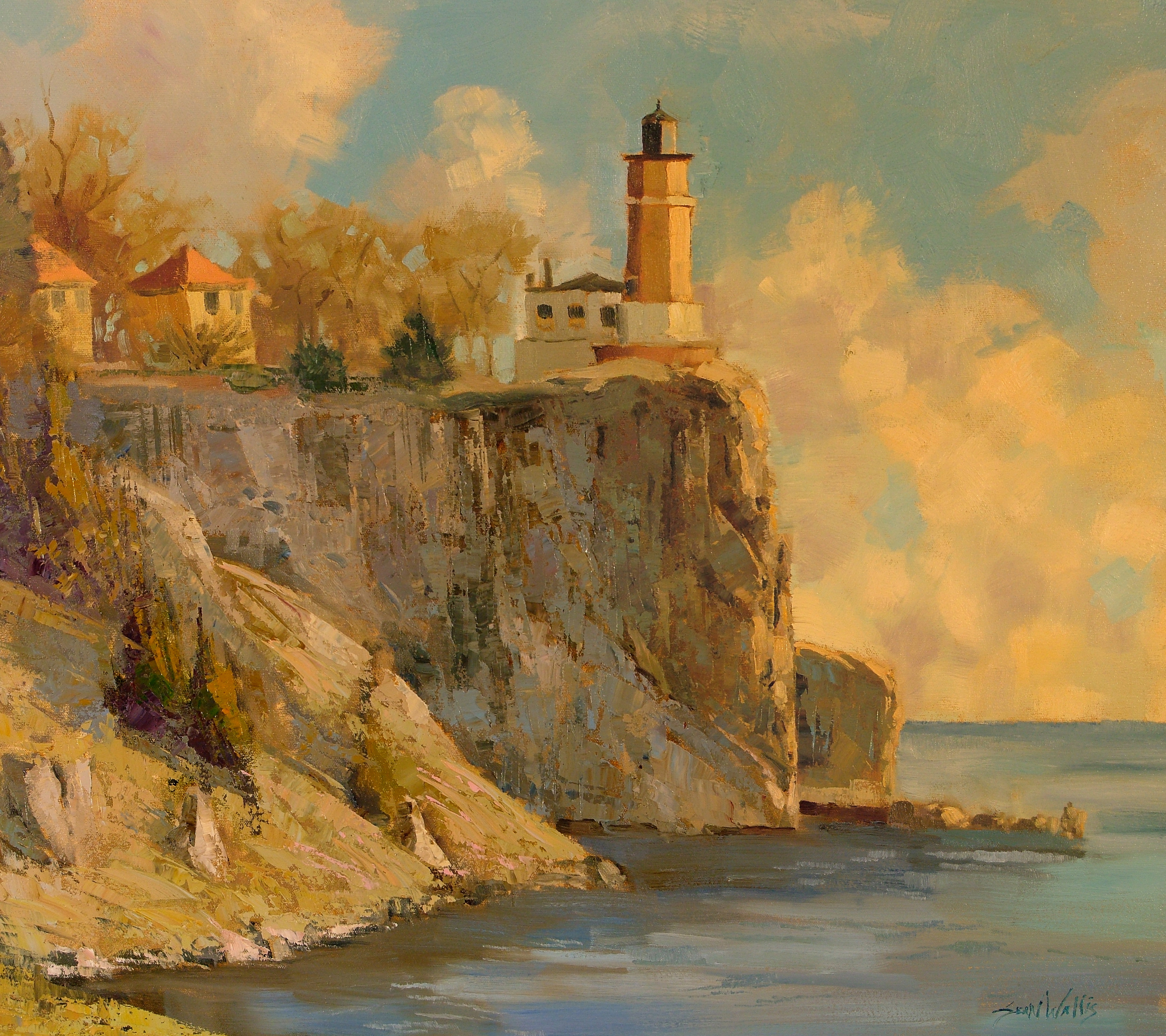 живопись, море, картинка