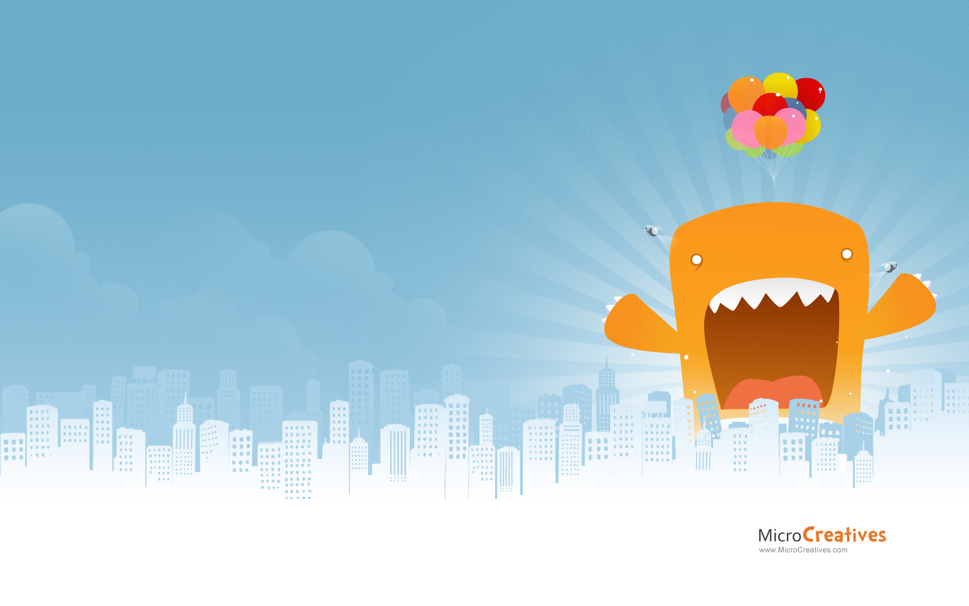 монстр, нападение