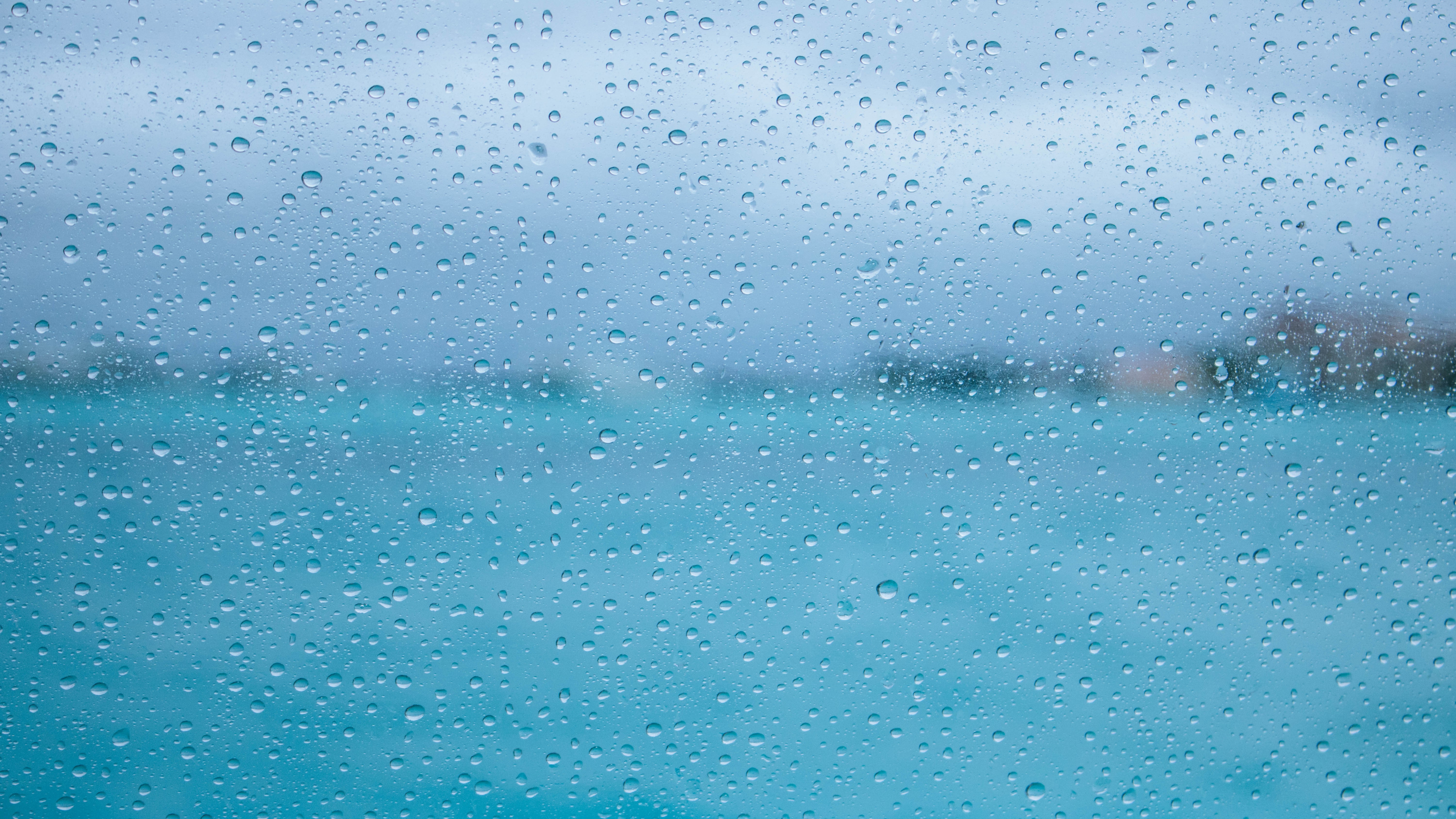 стекло, вода, капля