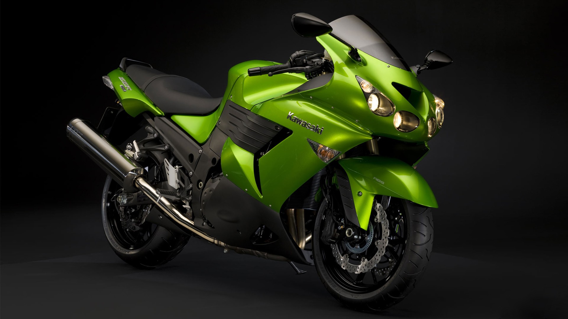 kawasaki, zzr, мотоциклы No 143349 Разрешение 1920x1080